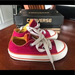Converse Berry Pink Infant Sneakers Size 6